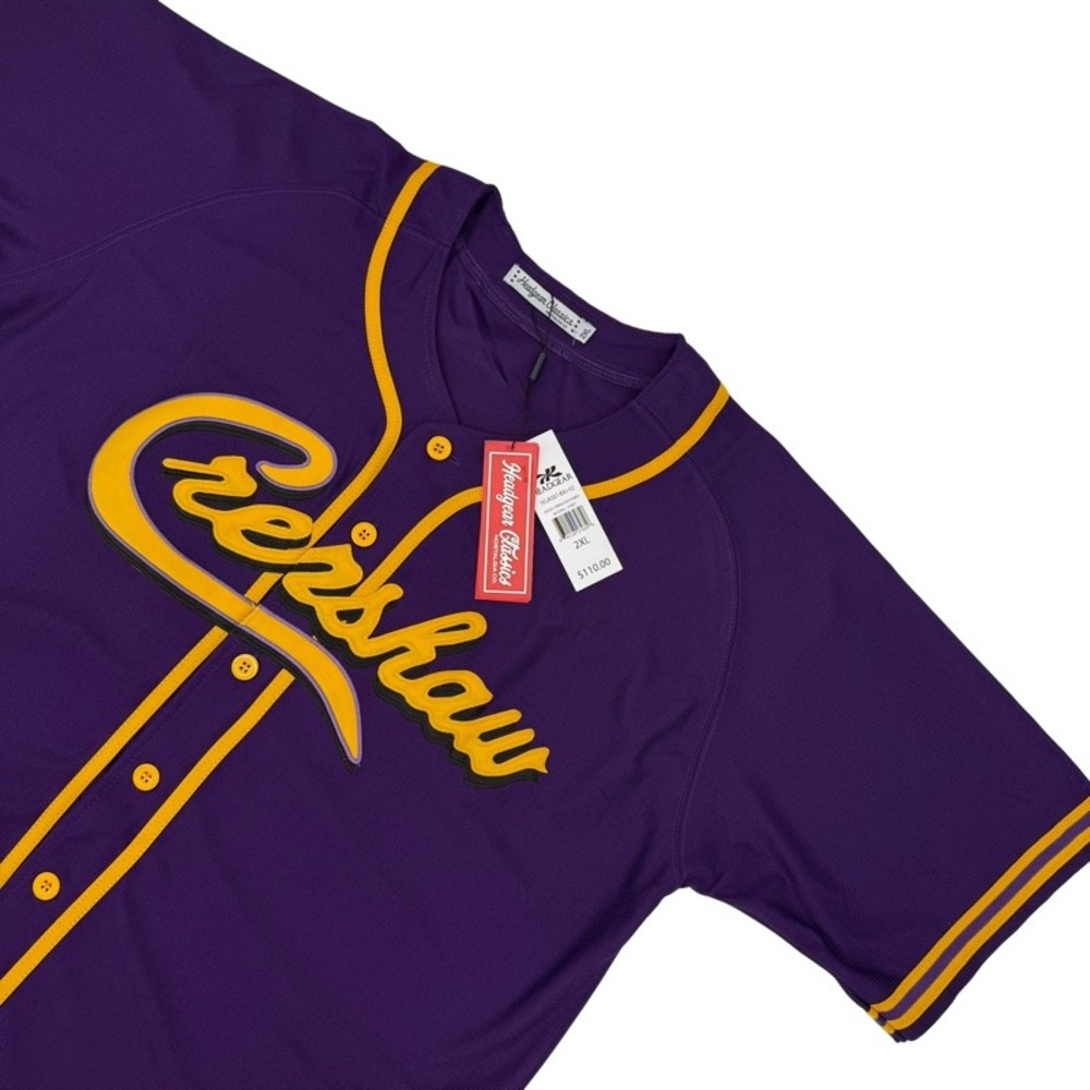 HEADGEAR CLASSICS NEW 2XL Baseball Jersey Purple Nipsey Hussle Kobe Bryant 8